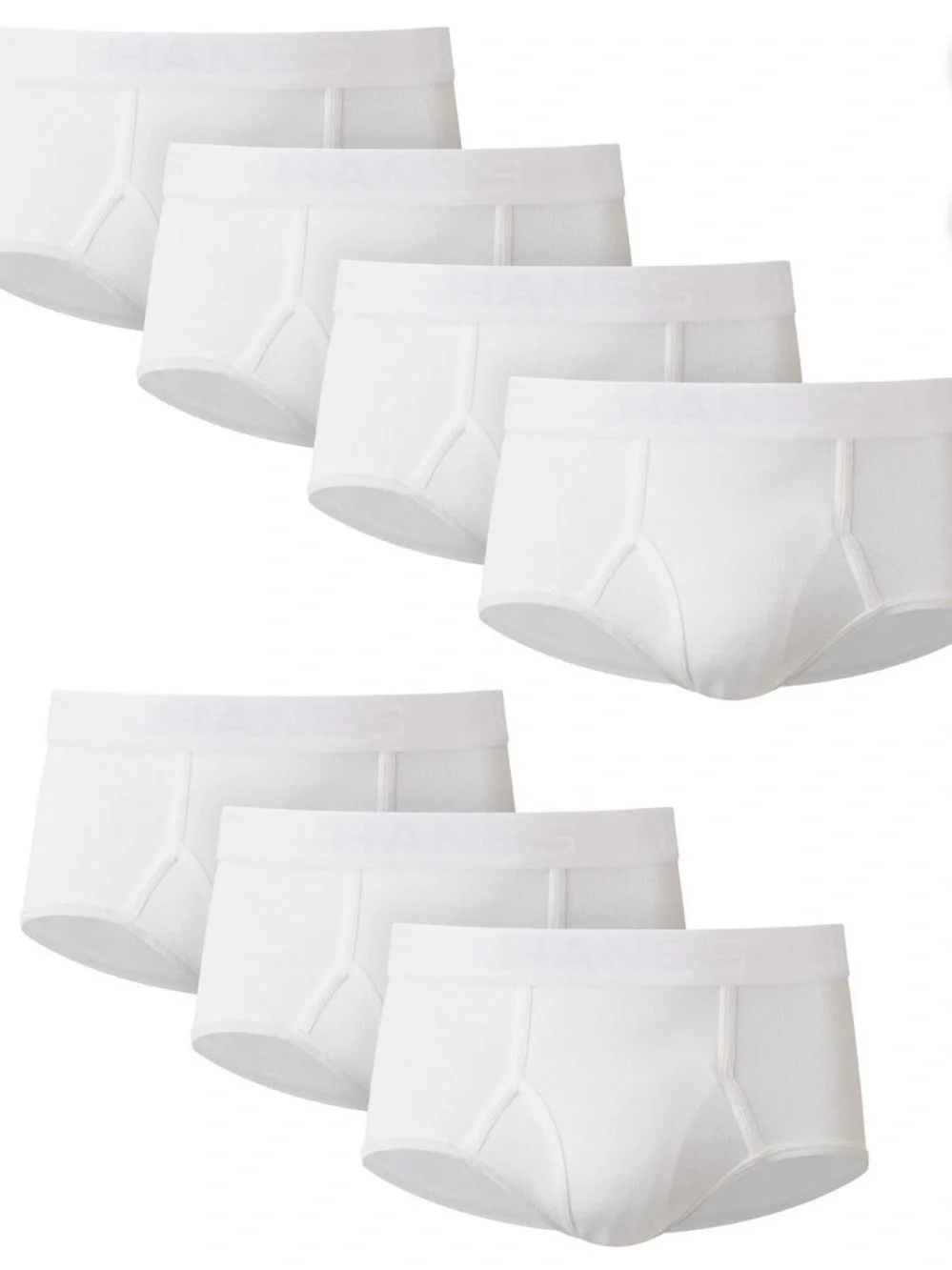 Hanes Men’s Tagless Briefs White 8-Pack